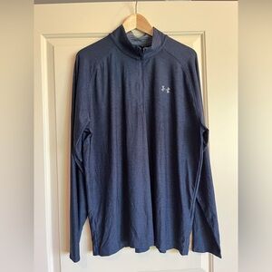 Under Armour Men's navy quarter zip size large